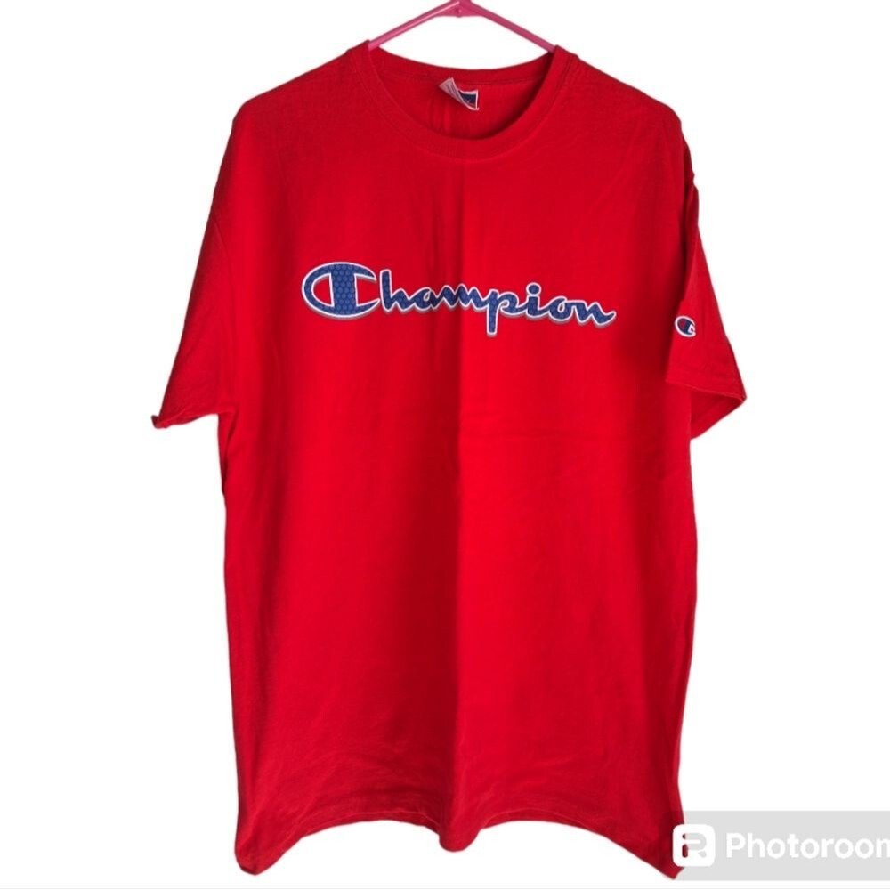 Champion Red Cotton T-Shirt Size Large, NWOT
